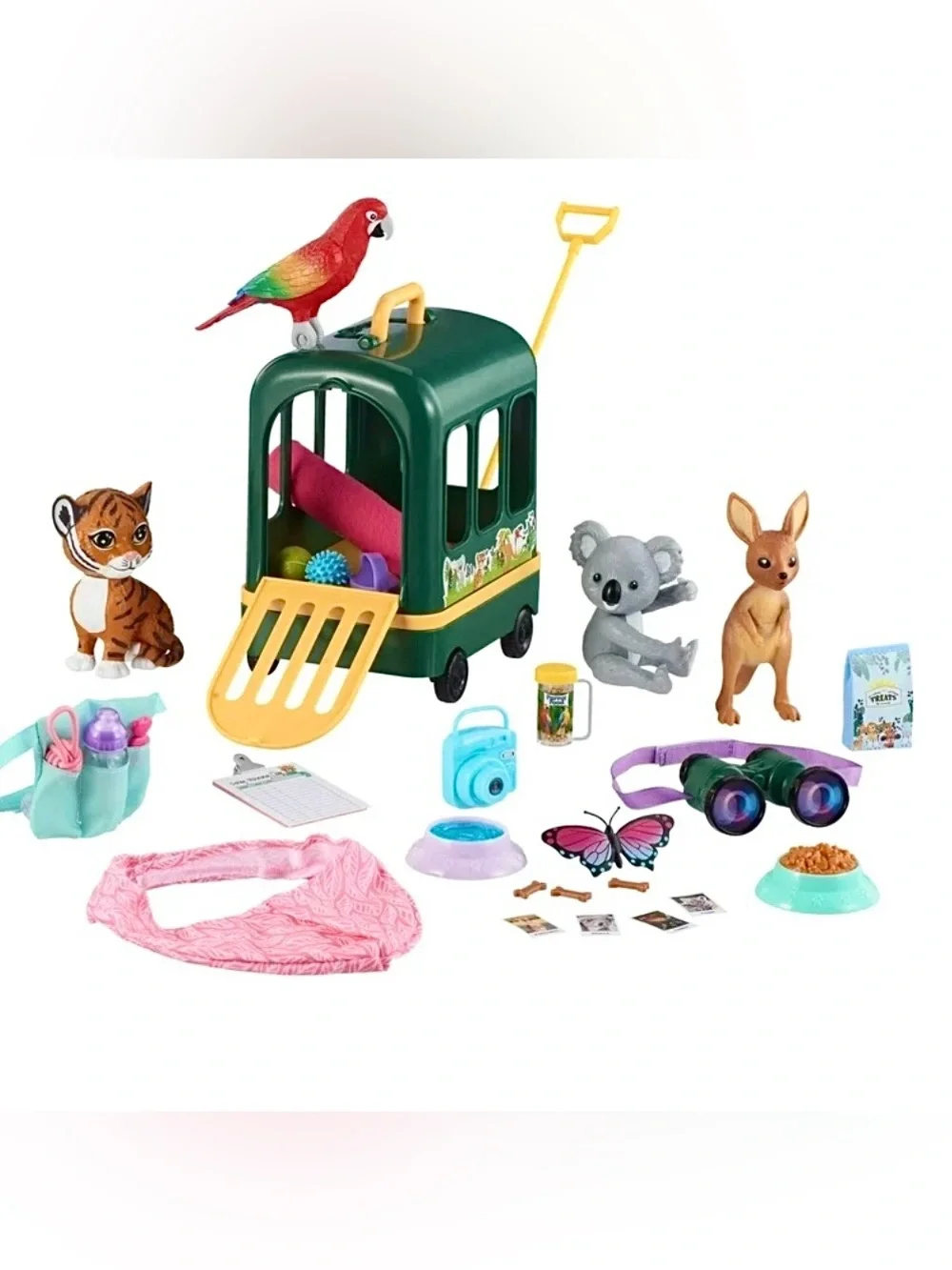 My Life as an Animal Trainer 30 Piece Doll Play Set with Tiger Koala Kangaroo